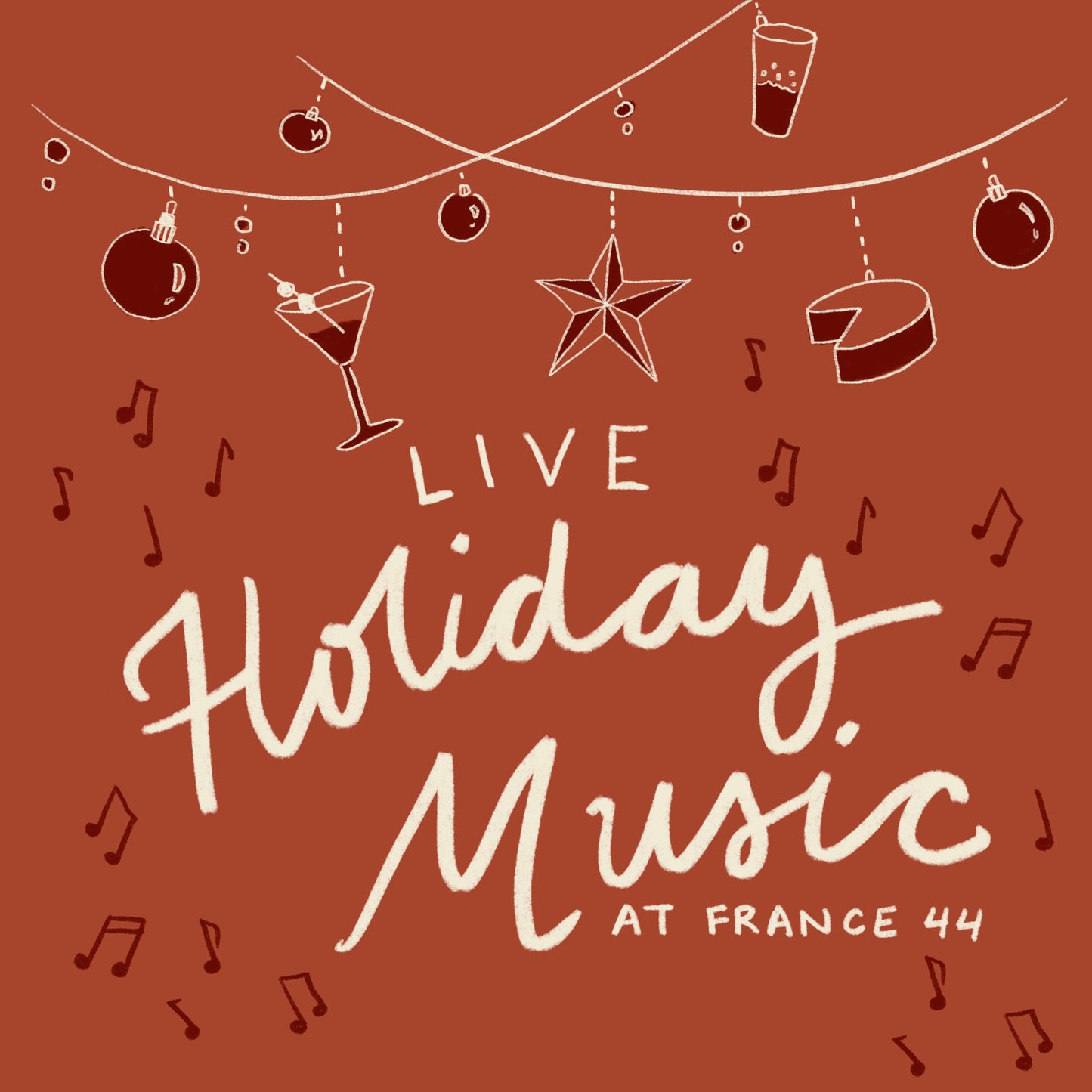 Holiday Music Bar Pop-Up | December 22nd | 2-5pm