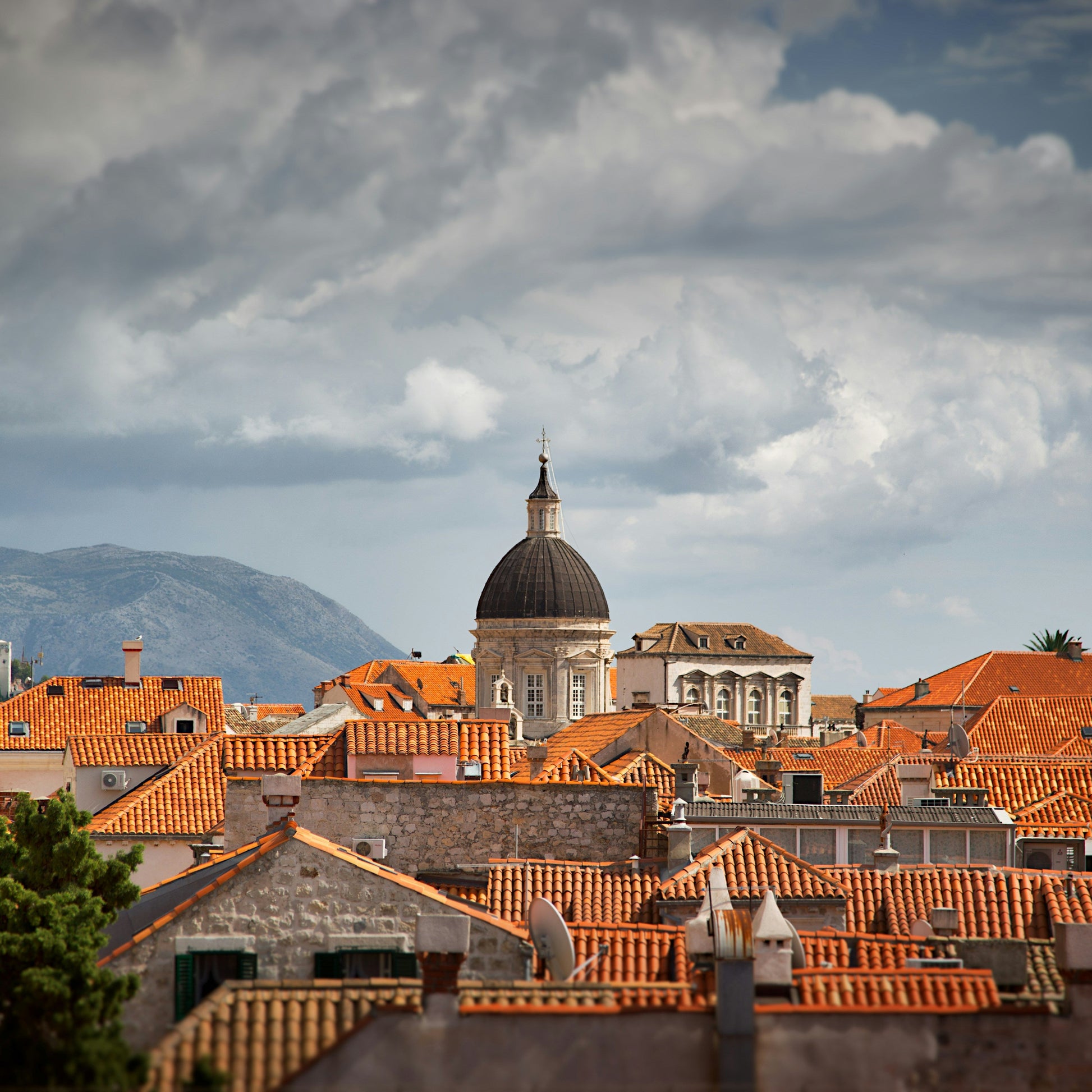 Croatian rooftop landscape